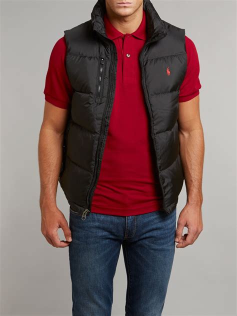 GILET in Black for Men .